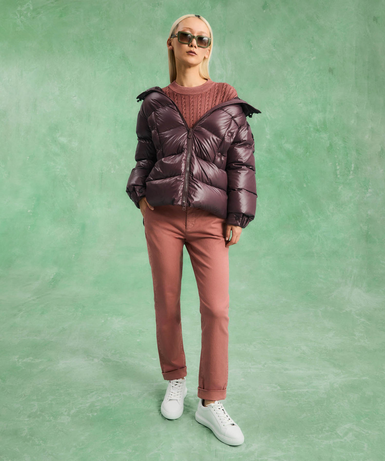 Shiny puffer jacket - sale woman | Peuterey