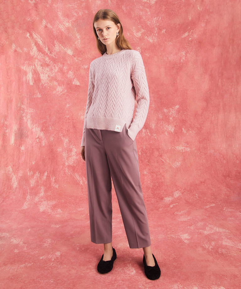 Alpaca cotton sweater - Fall-Winter 2023 Womenswear Collection | Peuterey