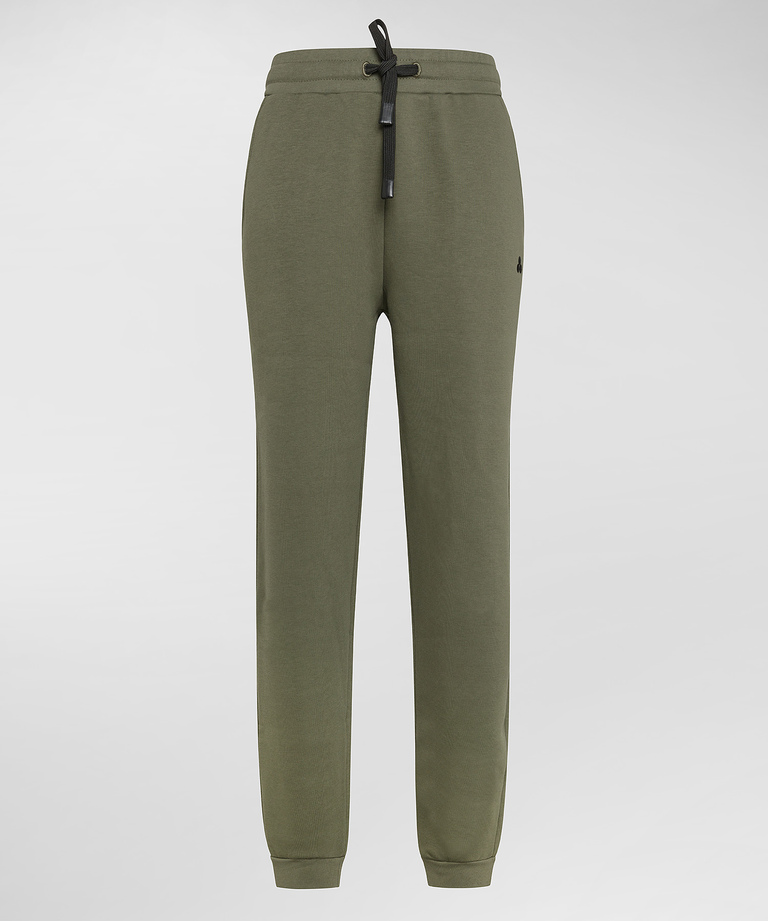 Fleece trousers with elasticated bottom - Women's Clothing | Peuterey