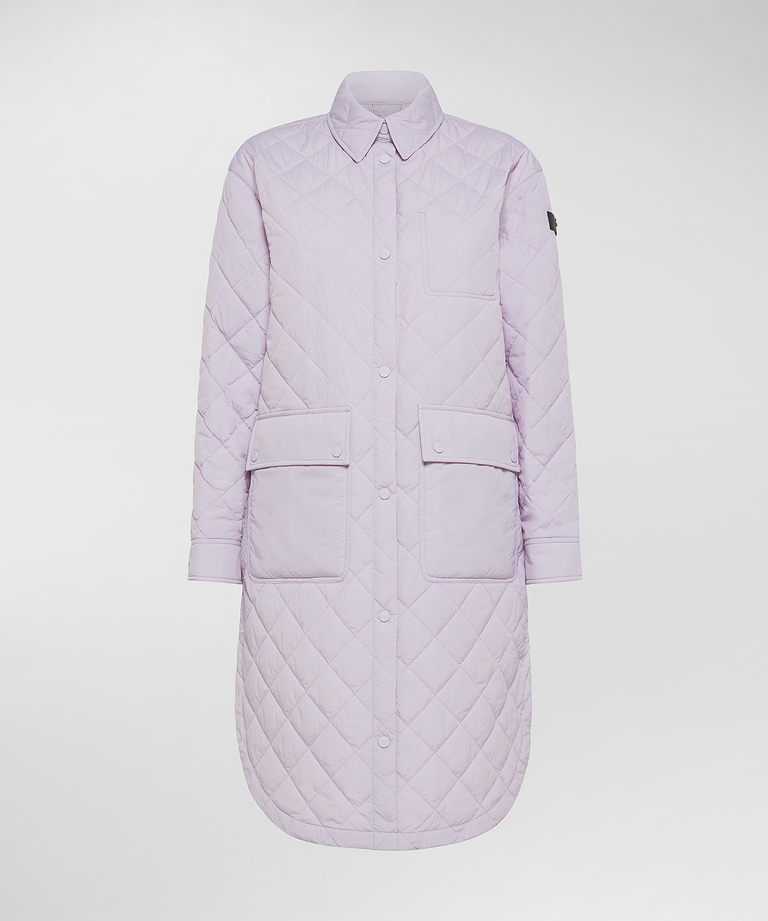 Gesteppter Mantel aus Nylonsegeltuch - Damenjacken | Peuterey
