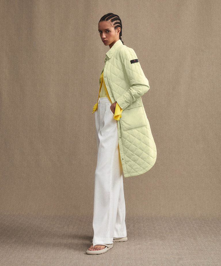 Gesteppter Mantel aus Nylonsegeltuch - Damenjacken | Peuterey
