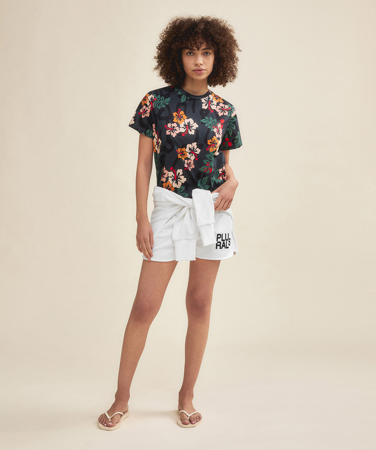 T-shirt con stampa all over - Plurals Collection Donna | Peuterey