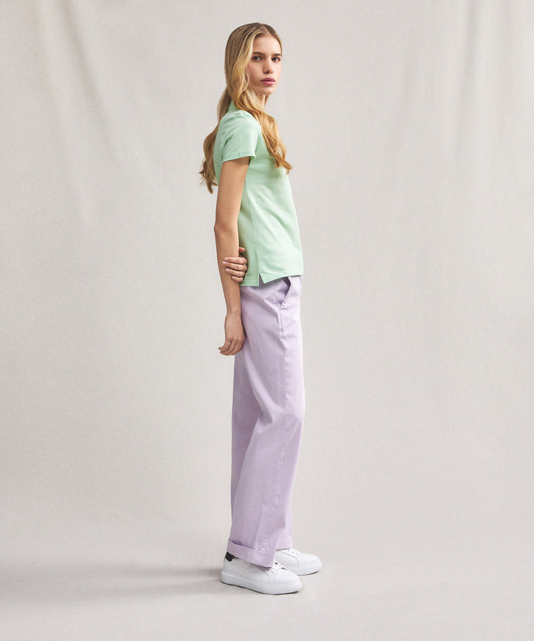 Cotton pique polo shirt - Preview Women's 2024 Spring-Summer Collection | Peuterey