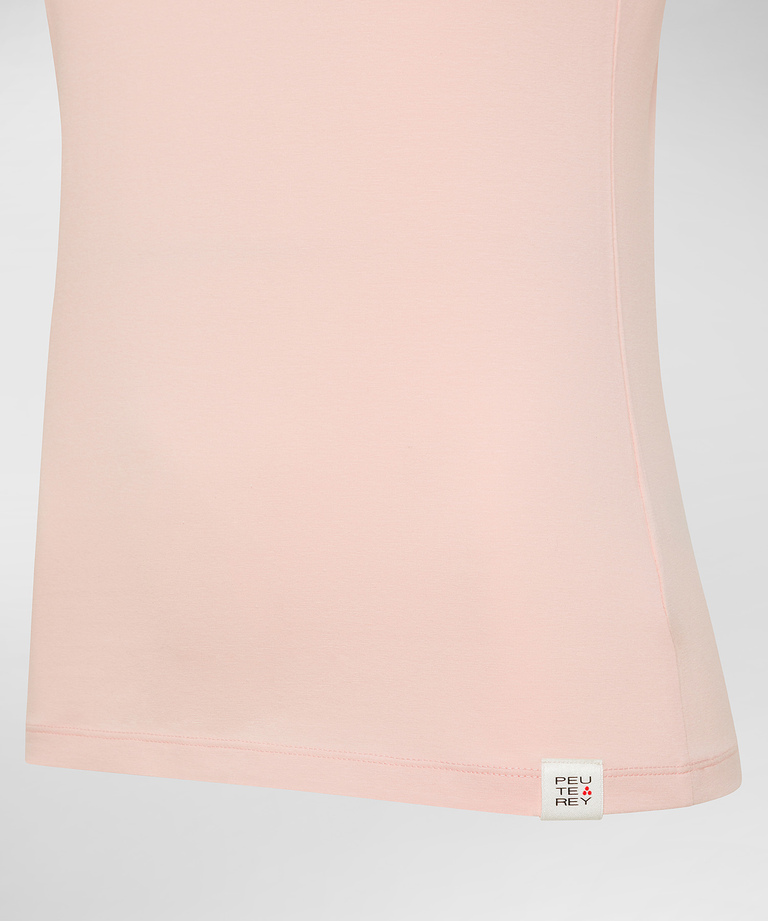 T-shirt in cotone stretch