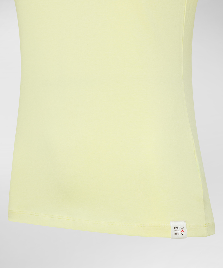 T-shirt in cotone stretch