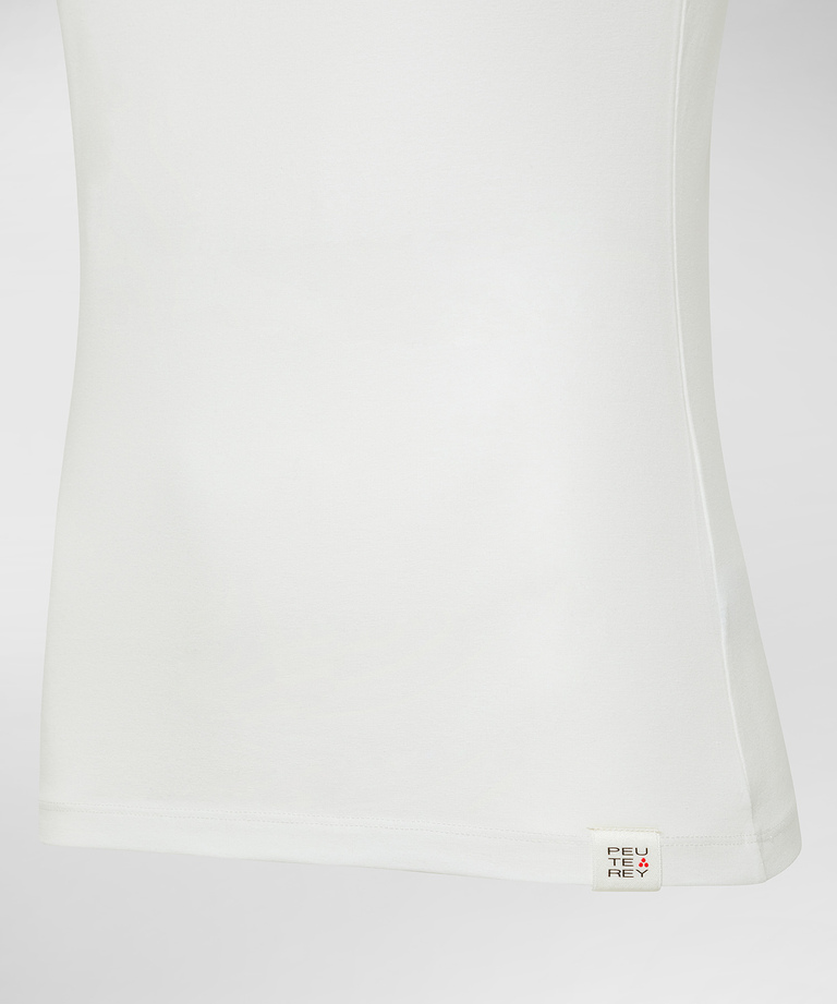 Stretch cotton t-shirt