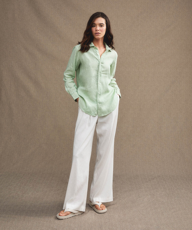 Camicia fresca in lino - Abbigliamento Donna | Peuterey