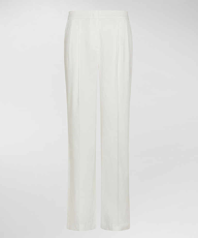 Soft linen trousers - WOMEN'S TROUSERS | Peuterey