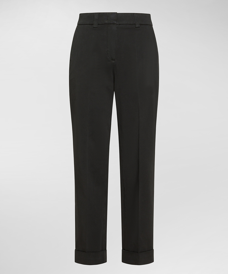 Stretch gabardine trousers - Women's Clothing | Peuterey