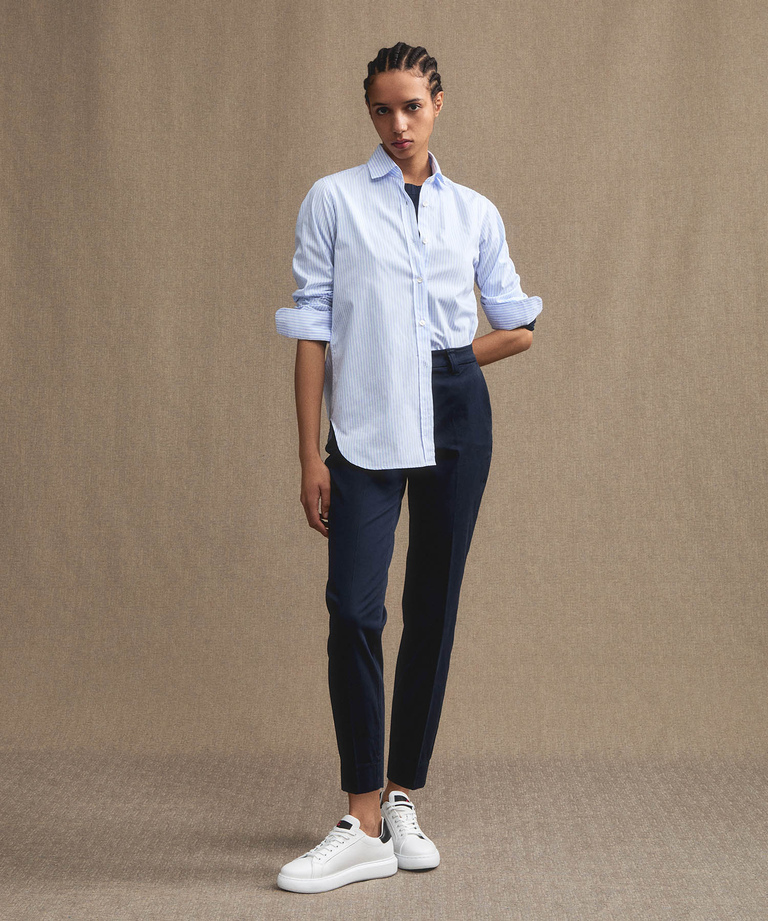 Stretch cotton gabardine trousers - Mother’s day | Peuterey