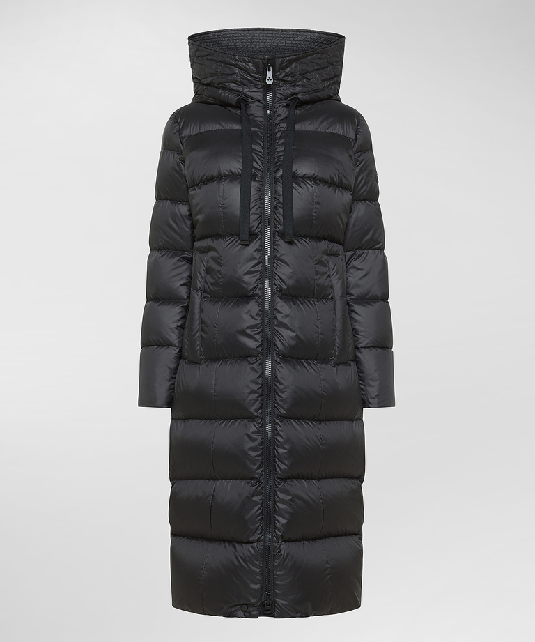 100% Recycled Polyester Long Down Jacket - Long puffer and down jackets for women | Peuterey