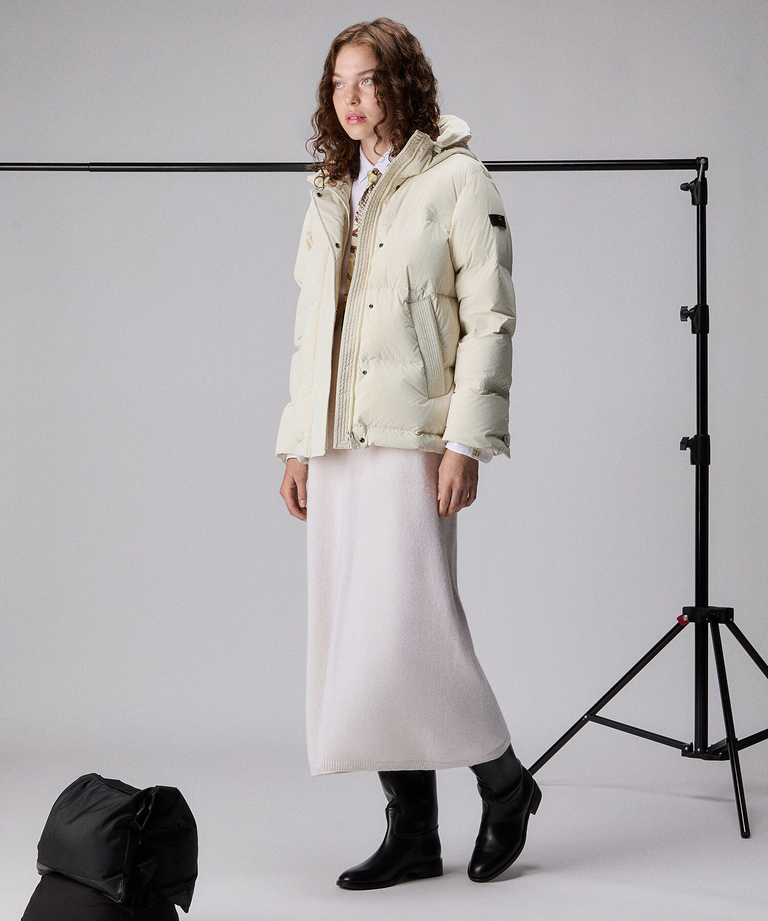 MATT AND SHINY NYLON DOWN JACKET - Women's Preview | Peuterey