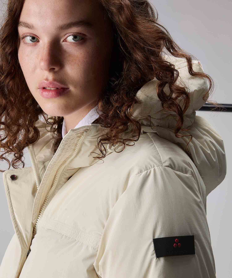 MATT AND SHINY NYLON DOWN JACKET
