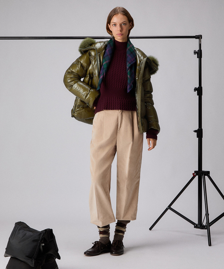 SHINY NYLON RIPSTOP DOWN JACKET - Women's Preview | Peuterey