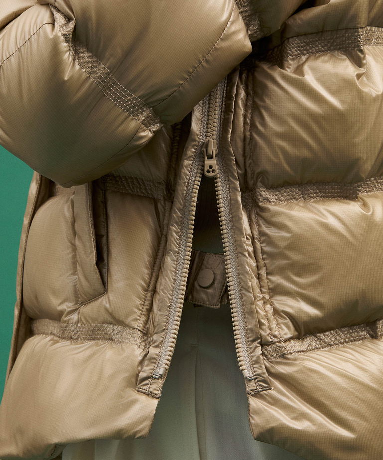 Piumino Lucido In Nylon Ripstop