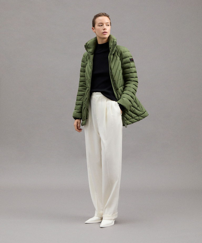 Down Jacket With Geometric Quilting - Women's Sale | Peuterey
