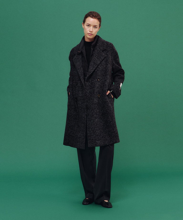 Double-Breasted Coat With Detachable Bib - Coats | Peuterey