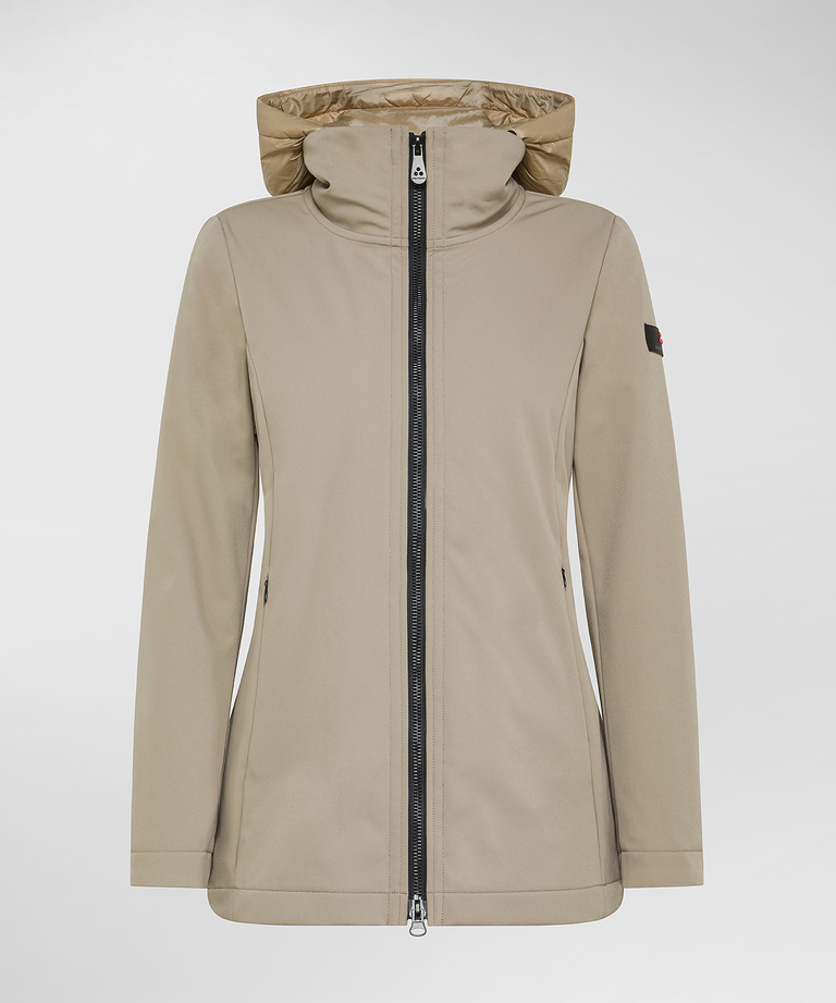 Glatte Jacke Aus Bi-Stretch-Gewebe - Windjacken für Damen | Peuterey