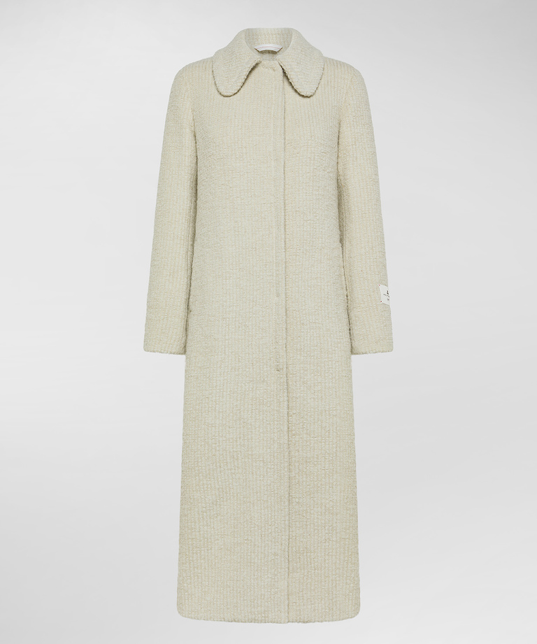 Virgin Wool And Alpaca Long Coat - Coats | Peuterey