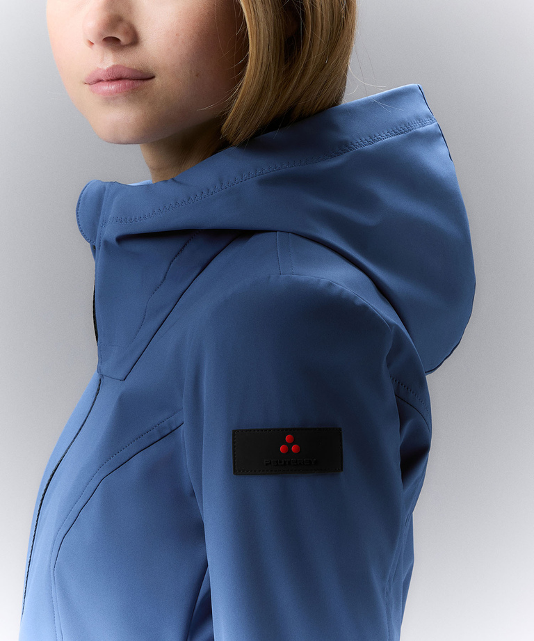 Short slim-fit windbreaker