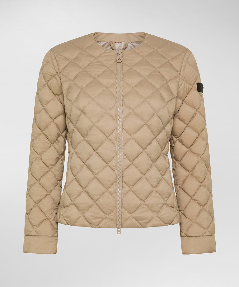 Slim fit goose down jacket with diamond quilting - Down jackets | Peuterey