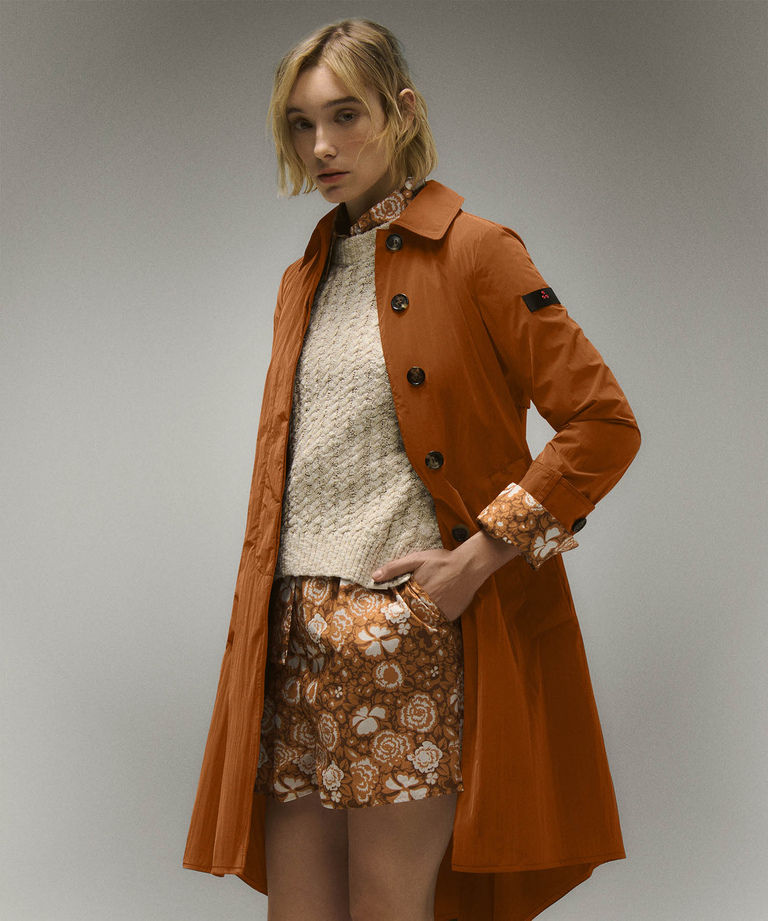 Nylon ripstop trench coat - Trench | Peuterey
