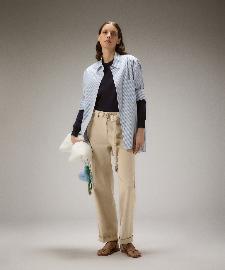 Stretch cotton gabardine trousers - Lightweight clothing | Peuterey