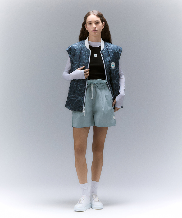 Shorts with drawstrings and side slits - Trousers & Shorts | Peuterey