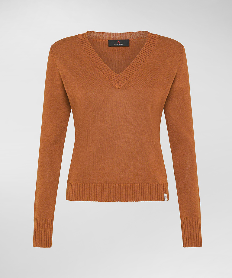 V-neck knit sweater - Sweaters and Sweatshirts | Peuterey