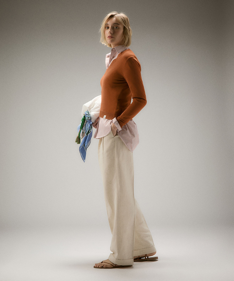 V-neck knit sweater - Sweaters and Sweatshirts | Peuterey
