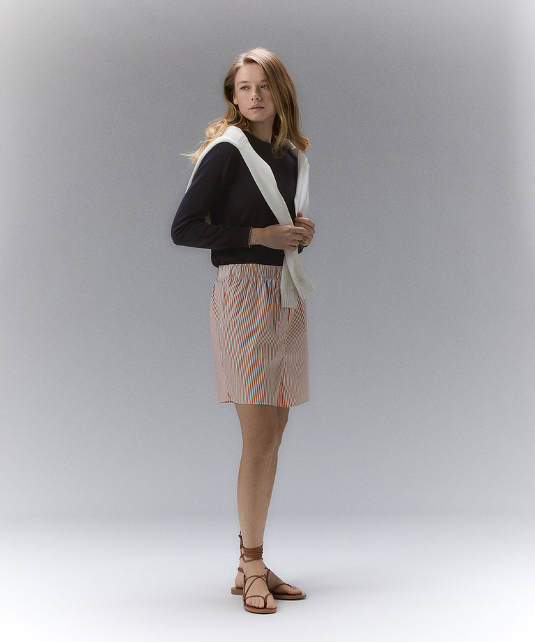Striped twill shorts - Women | Peuterey