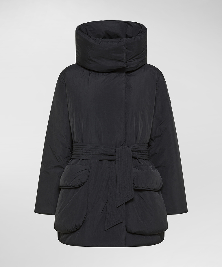 Cloud-effect down jacket with belt - Women's Preview | Peuterey