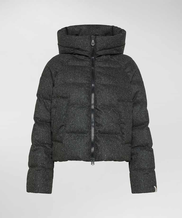 Kurze Daunenjacke aus Wollköper - Damen | Peuterey