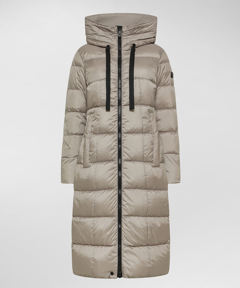 Recycled polyester long down jacket - Trench | Peuterey