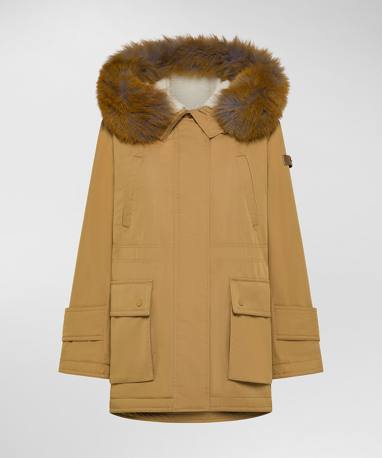 Parka with fur-trimmed hood - Everyday apparel | Peuterey