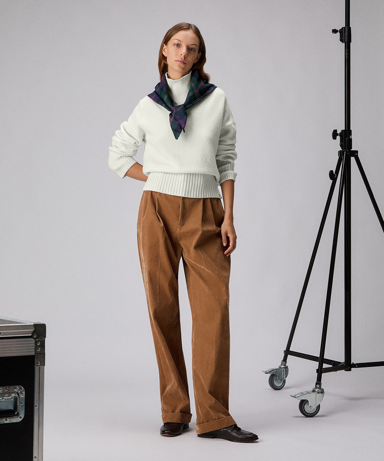 Carded wool turtleneck sweater - Clothing & accessories | Peuterey
