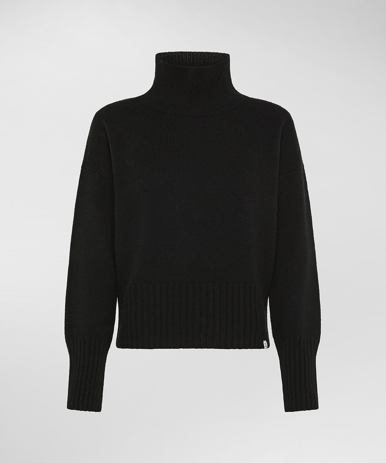 Carded wool turtleneck sweater - Clothing & accessories | Peuterey