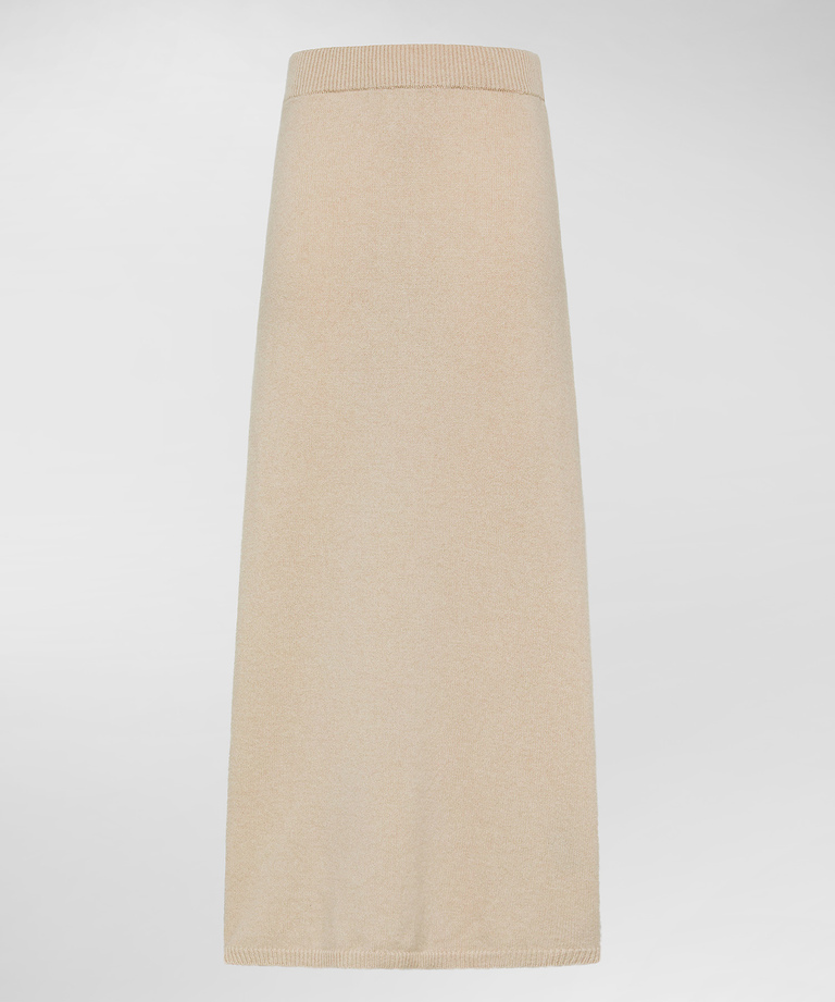Long carded wool skirt - Trousers | Peuterey