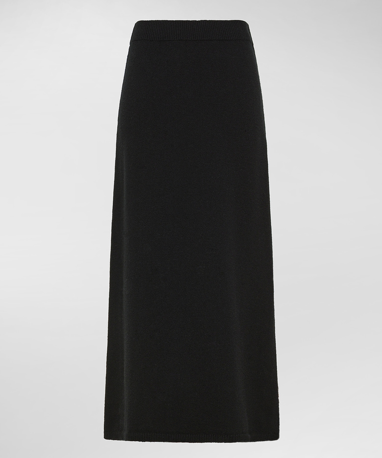 Long carded wool skirt - Trousers | Peuterey