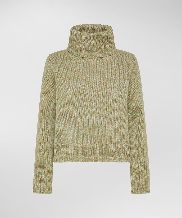 Cashmere blend stranded sweater - Women's Preview | Peuterey