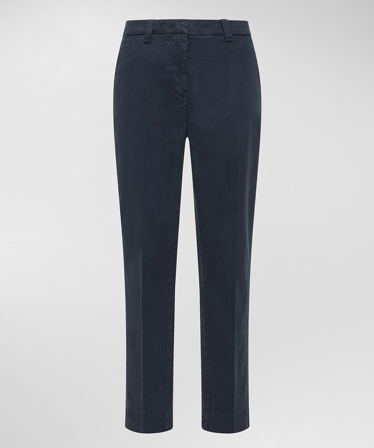 Cotton gabardine trousers - Women's Preview | Peuterey
