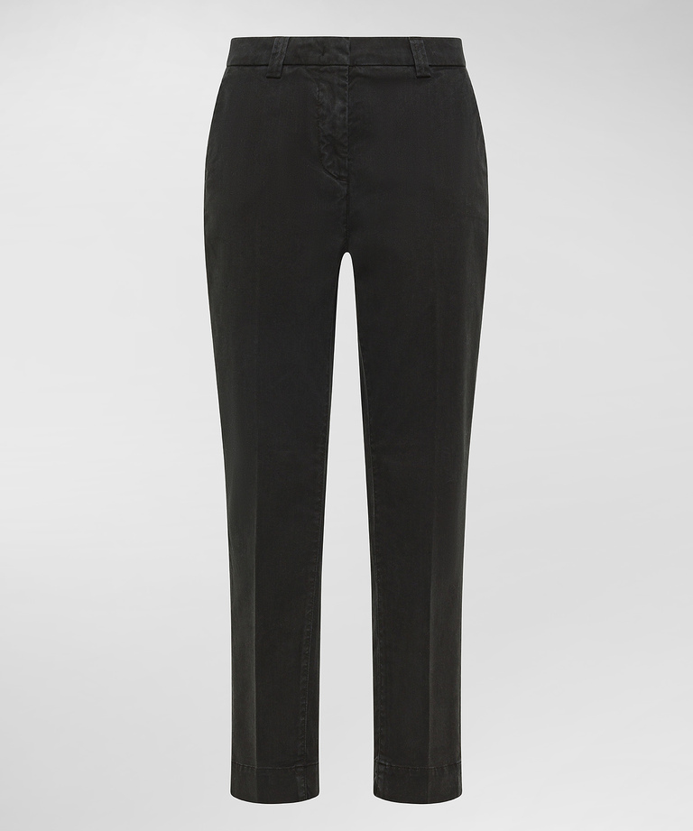 Cotton gabardine trousers - Women's Preview | Peuterey