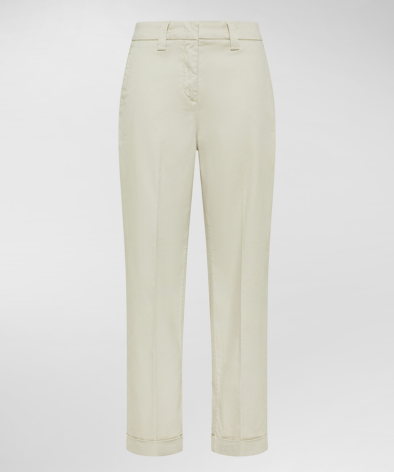 Stretch gabardine trousers - Women's Preview | Peuterey