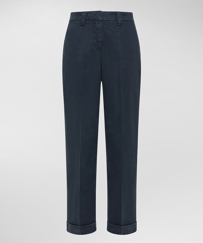 Stretch gabardine trousers - Women's Preview | Peuterey