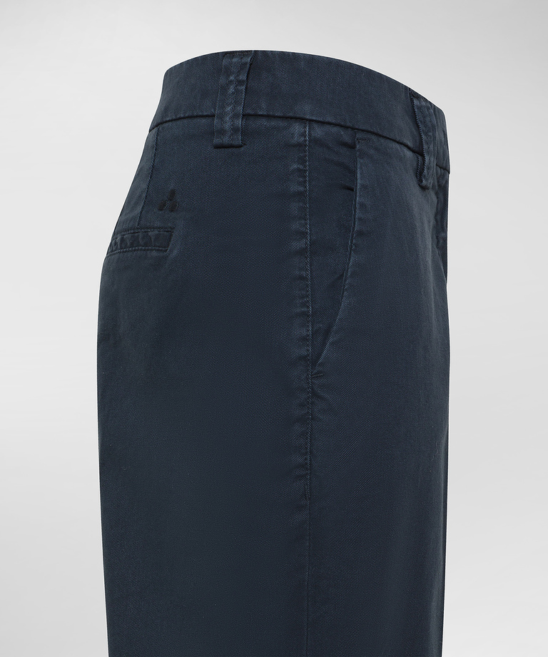 Stretch gabardine trousers