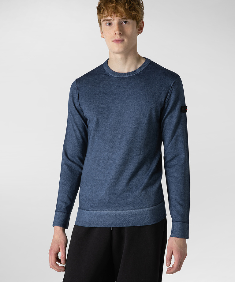 Pullover mit Säurefärbung - Zeitlose Kleidung für Herren - Ikonische Jacken | Peuterey