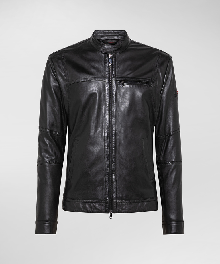 Horsehide biker jacket - Windbreakers, Bomber and Leather Jackets for men | Peuterey
