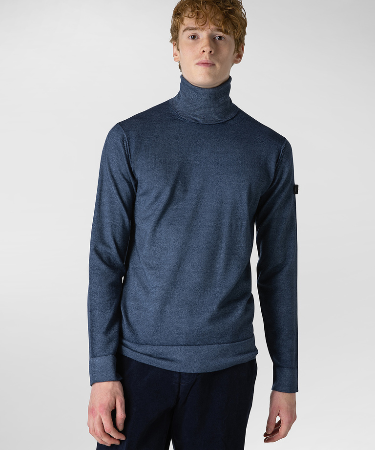 Acid-dyed merino wool jumper | Peuterey