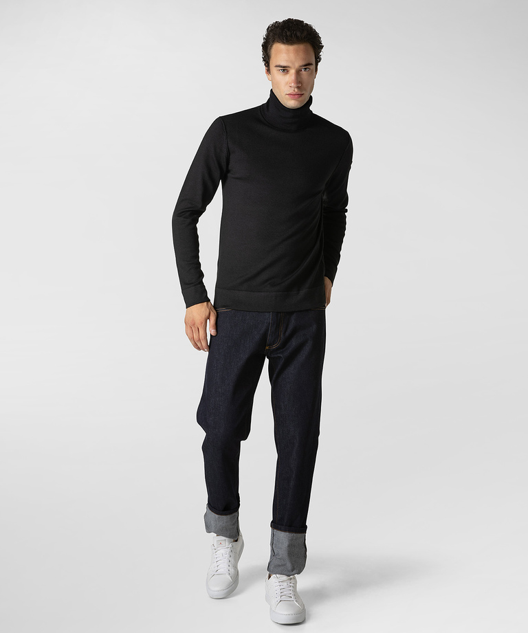 Acid-dyed merino wool jumper | Peuterey
