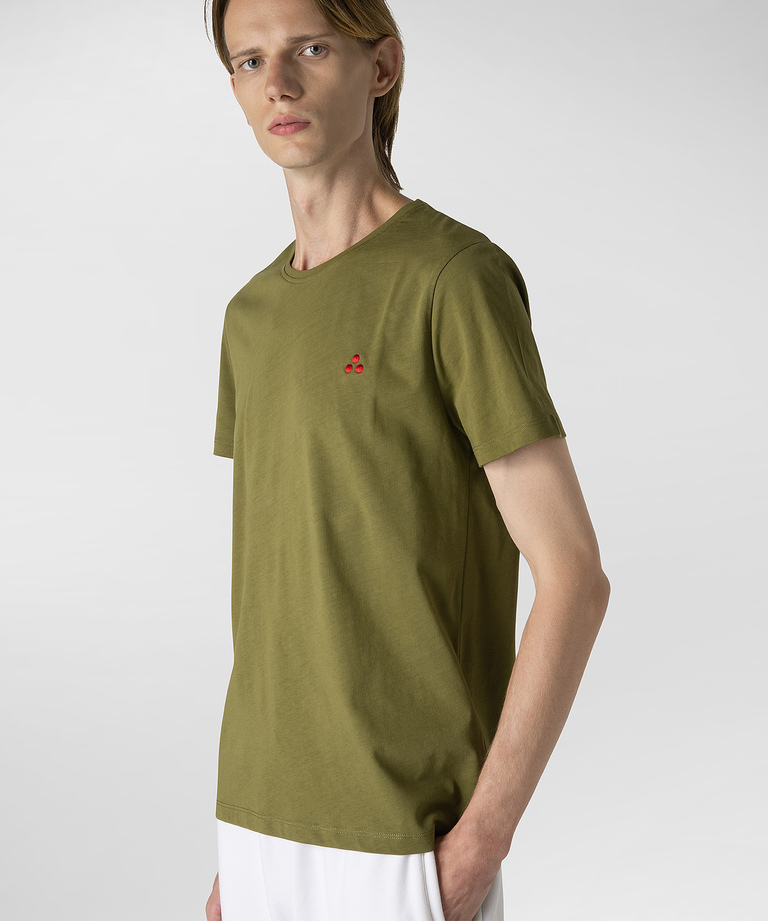 T-shirt with embroidered logo | Peuterey